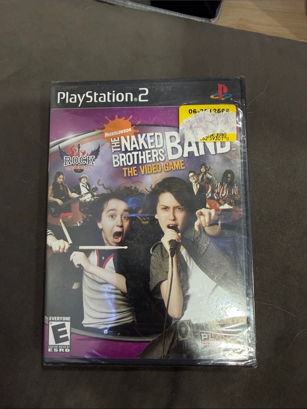Sony The Naked Brothers Band Video Game - Purple Cover PS2